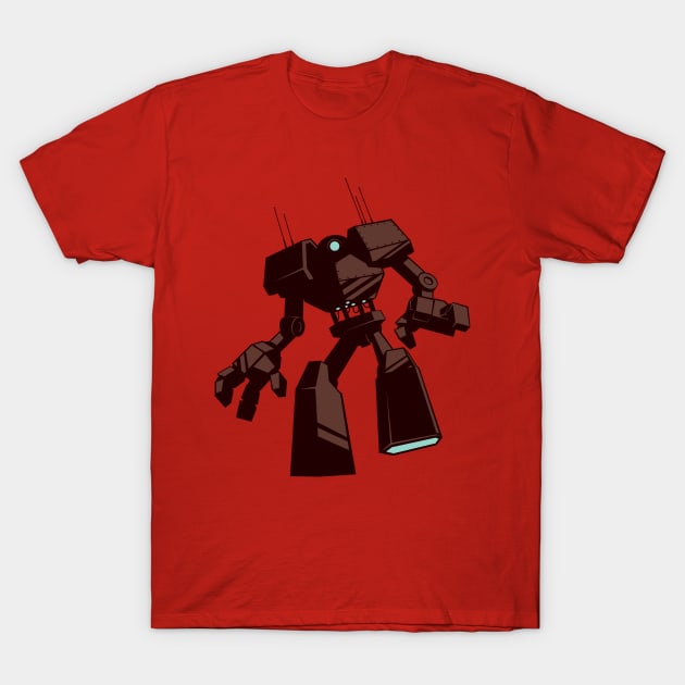 Giant Robot Isolated T-Shirt by Malchev